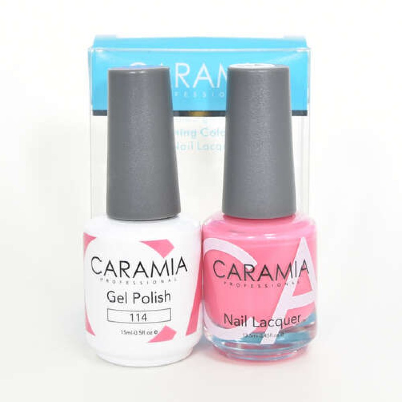 #114 Caramia Gel Polish & Nail Lacquer 0.5oz